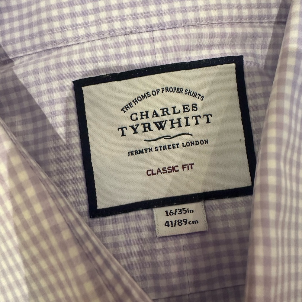Charles tywritt button down checker